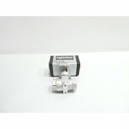 FUJIKIN PNEUMATIC STAINLESS THREADED 1/2IN NPT BALL VALVE AFMO-40R